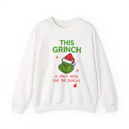 Grinch Holiday Crewneck Sweatshirt - Perfect for Christmas Celebrations