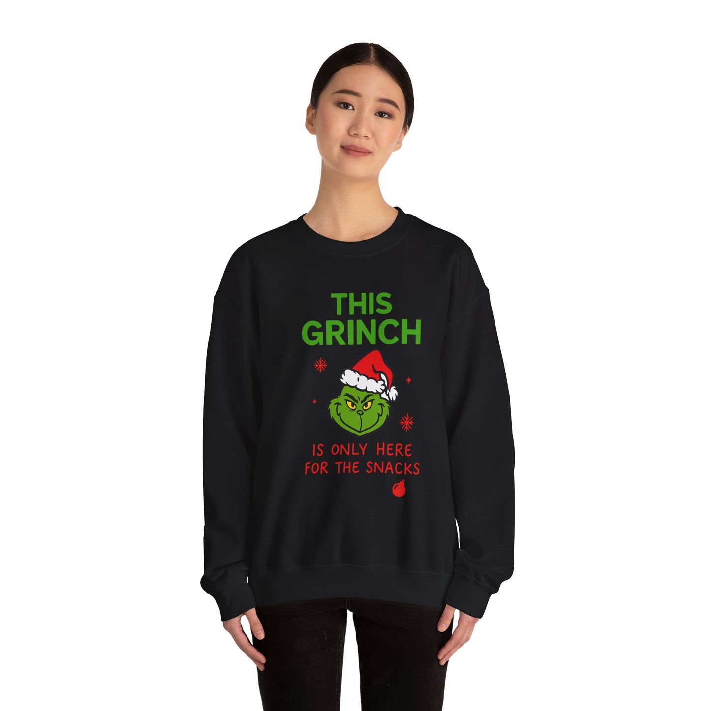 Grinch Holiday Crewneck Sweatshirt - Perfect for Christmas Celebrations