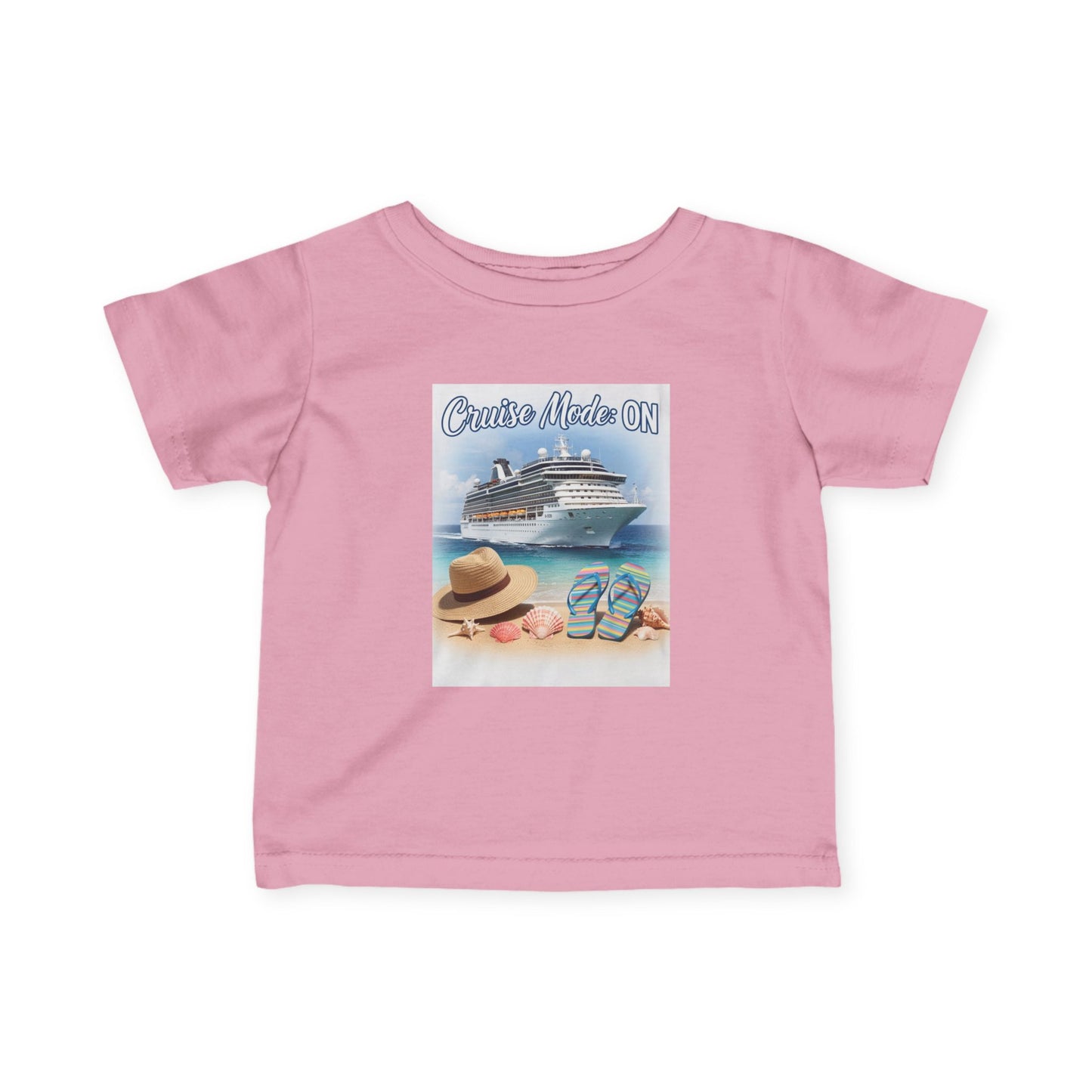 Infant Tee - 'Cruise Mode ON' Baby Vacation Shirt