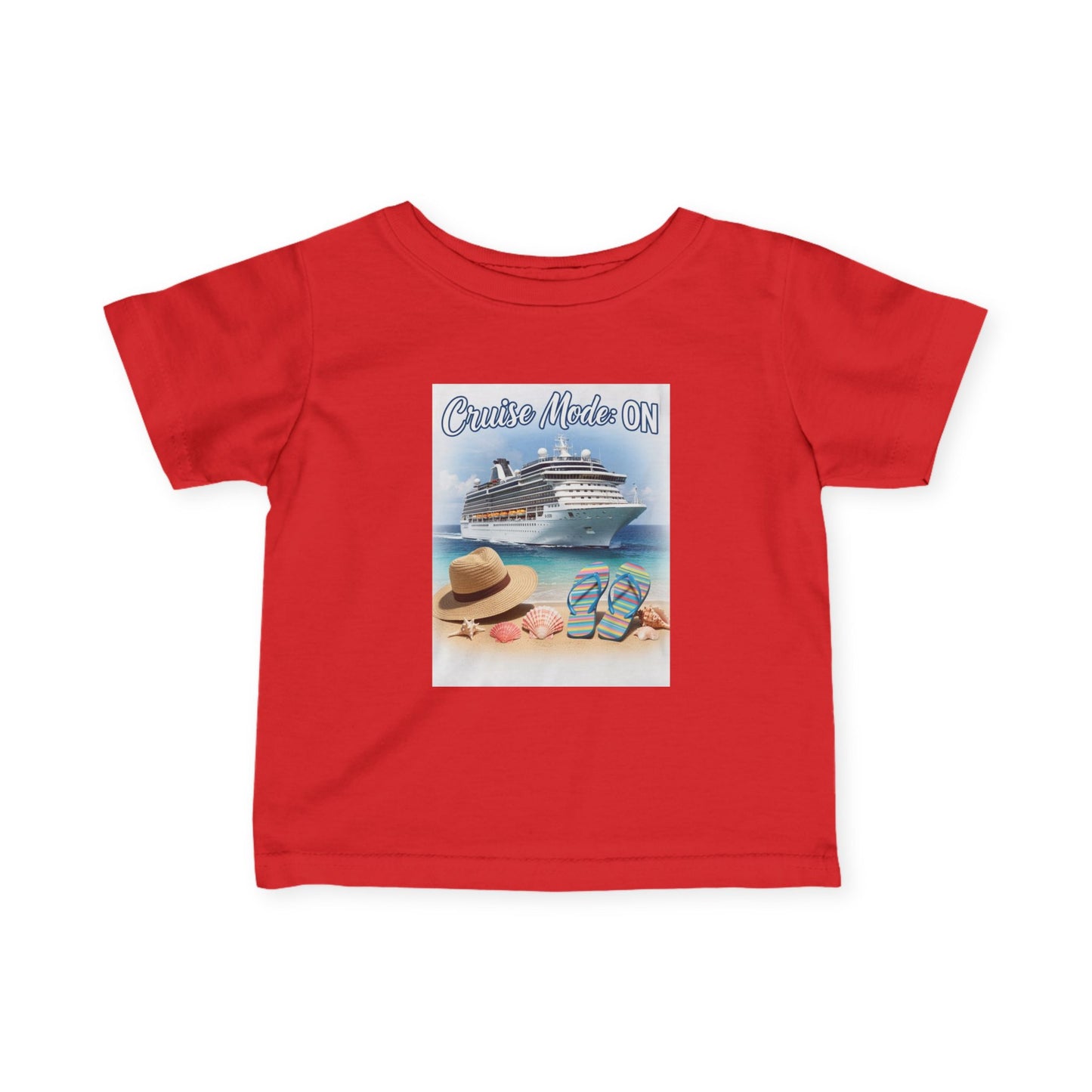 Infant Tee - 'Cruise Mode ON' Baby Vacation Shirt