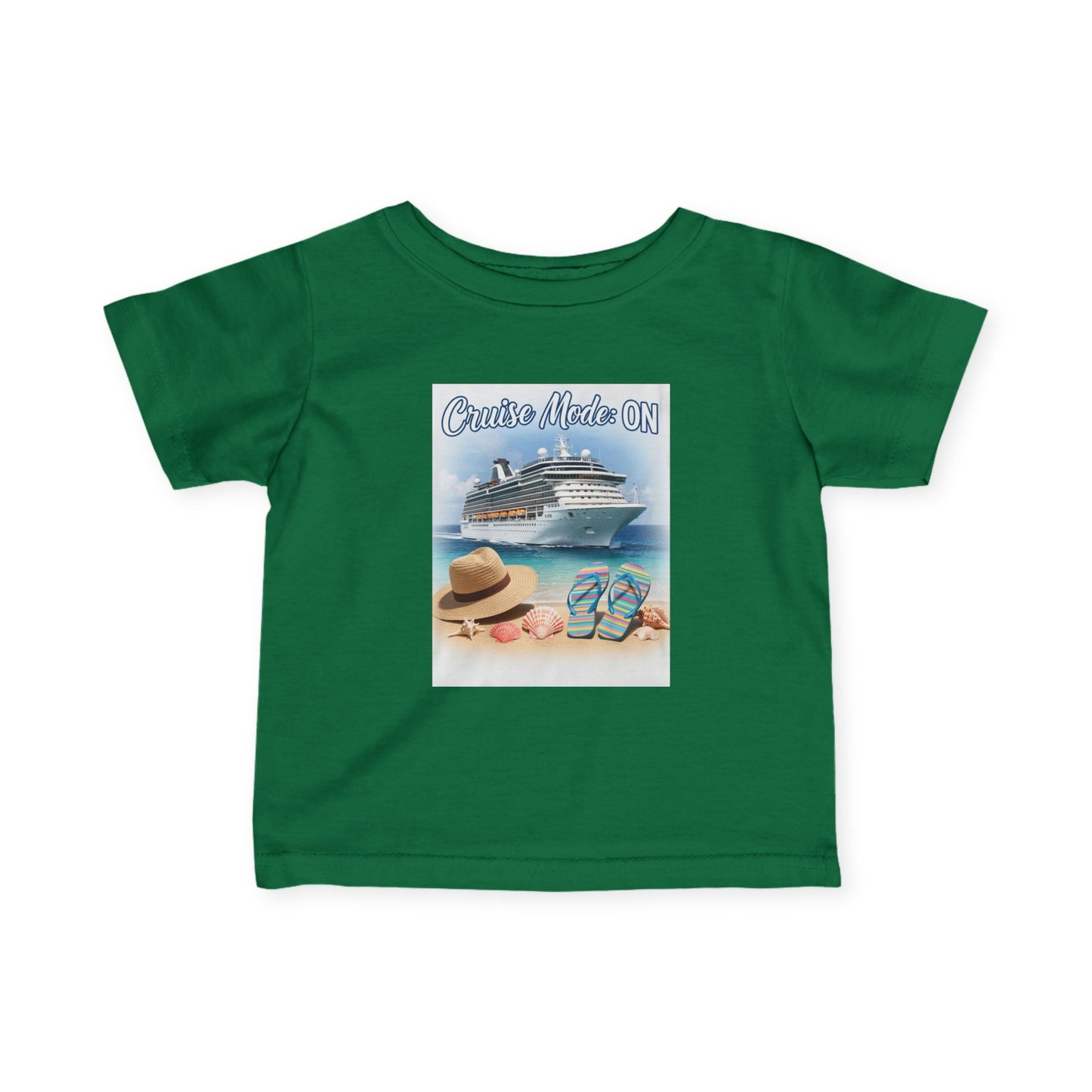 Infant Tee - 'Cruise Mode ON' Baby Vacation Shirt