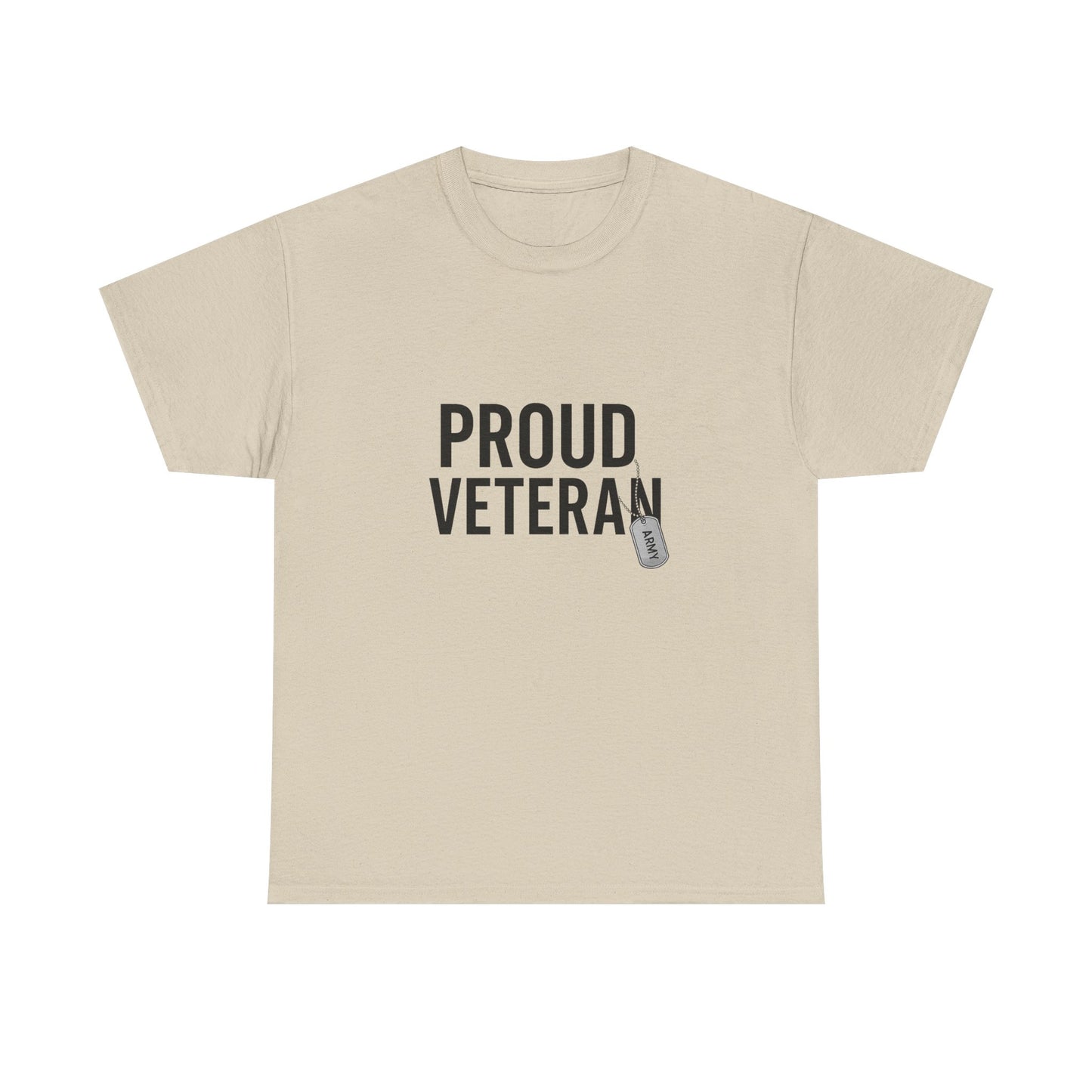 Proud Army Veteran Unisex Heavy Cotton Tee