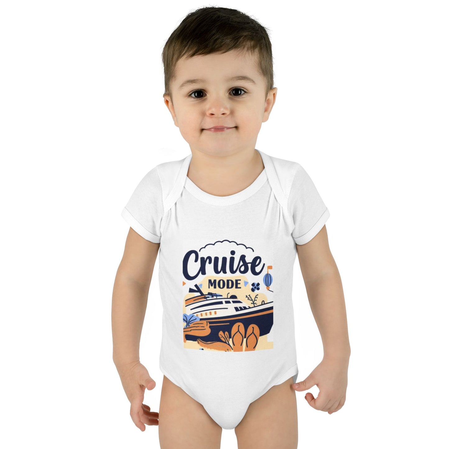 Cruise Mode Baby Bodysuit — Cute Infant Cruise Vacation Onesie