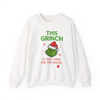 Grinch Holiday Crewneck Sweatshirt - Perfect for Christmas Celebrations
