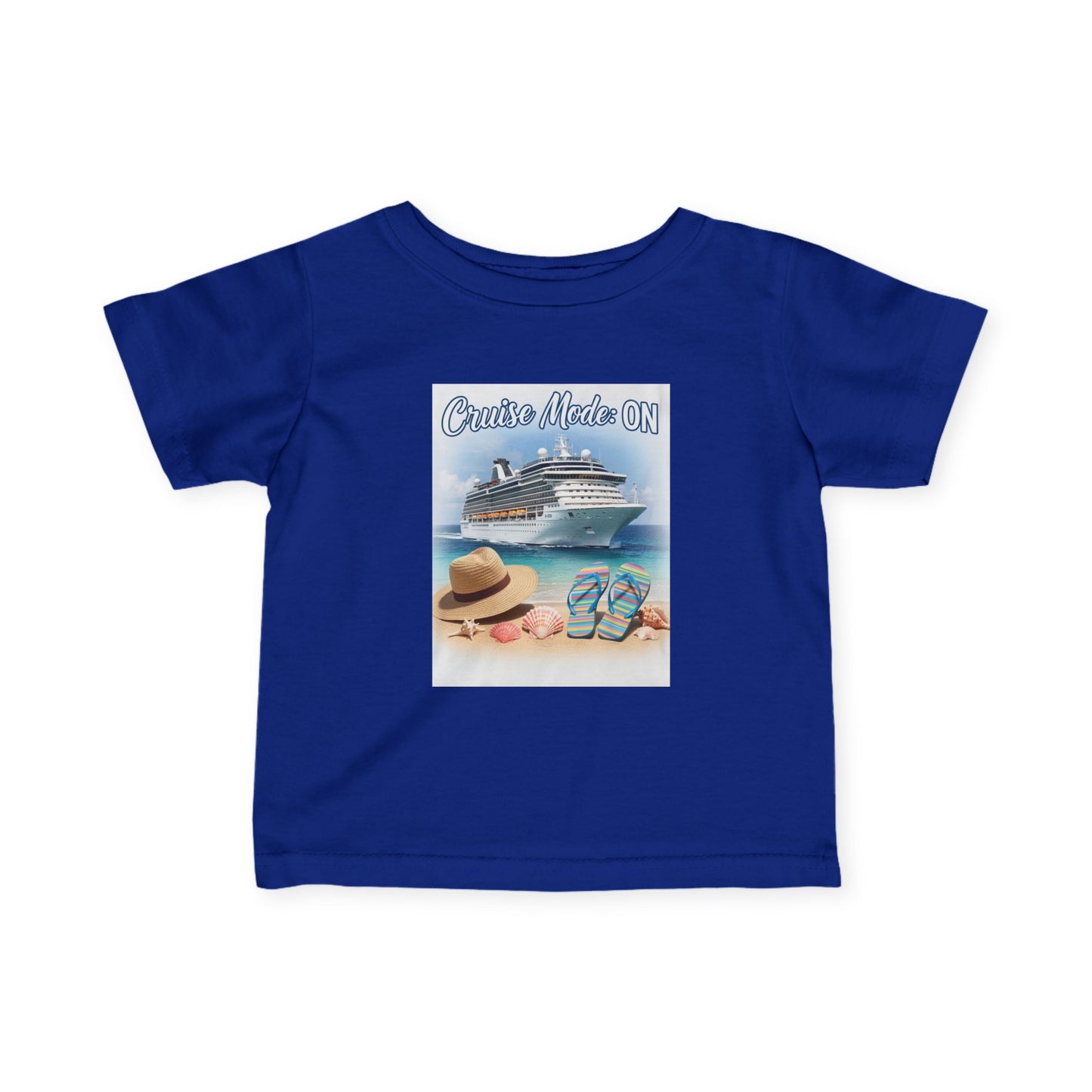 Infant Tee - 'Cruise Mode ON' Baby Vacation Shirt