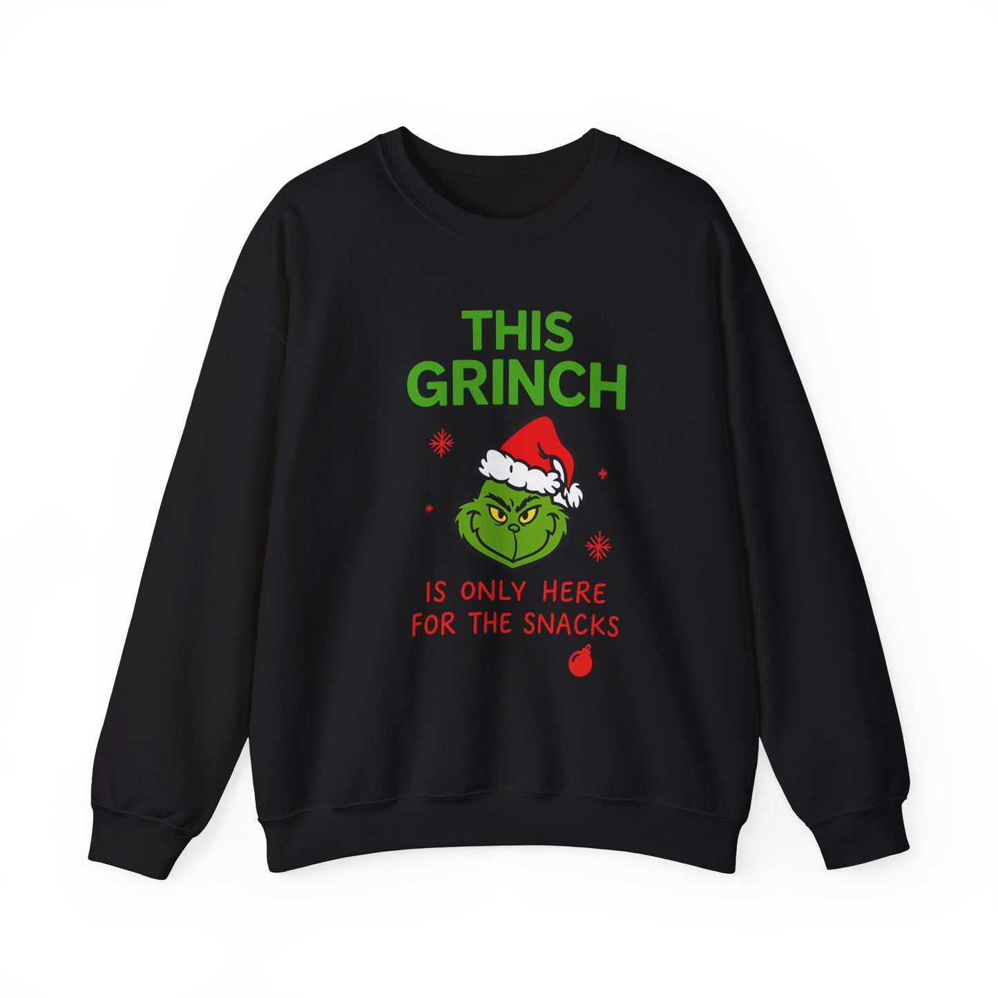 Grinch Holiday Crewneck Sweatshirt - Perfect for Christmas Celebrations