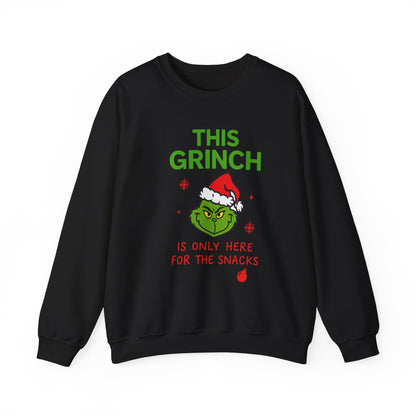 Grinch Holiday Crewneck Sweatshirt - Perfect for Christmas Celebrations