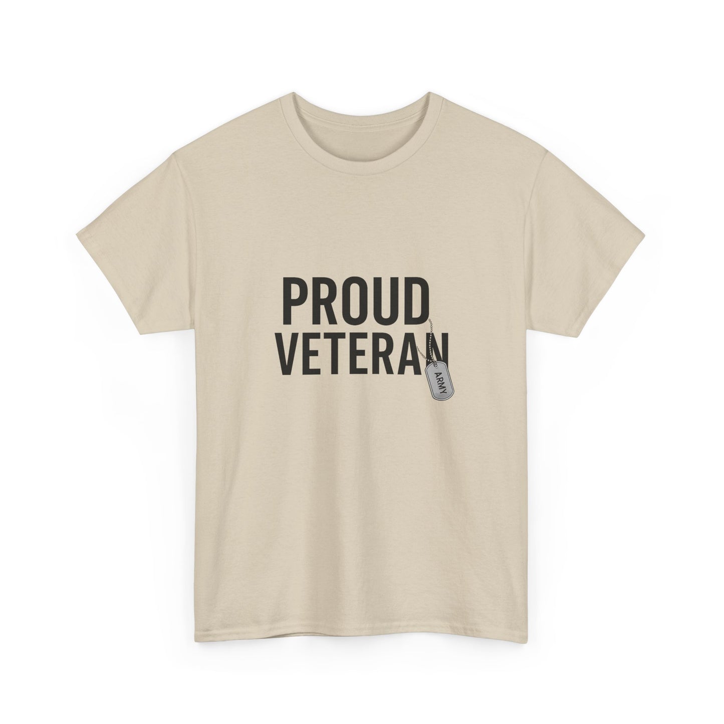 Proud Army Veteran Unisex Heavy Cotton Tee