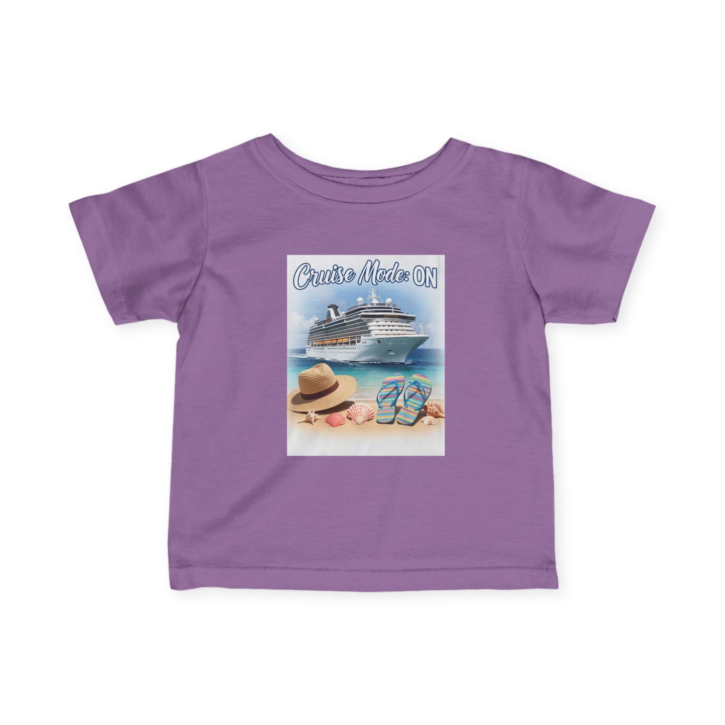 Infant Tee - 'Cruise Mode ON' Baby Vacation Shirt