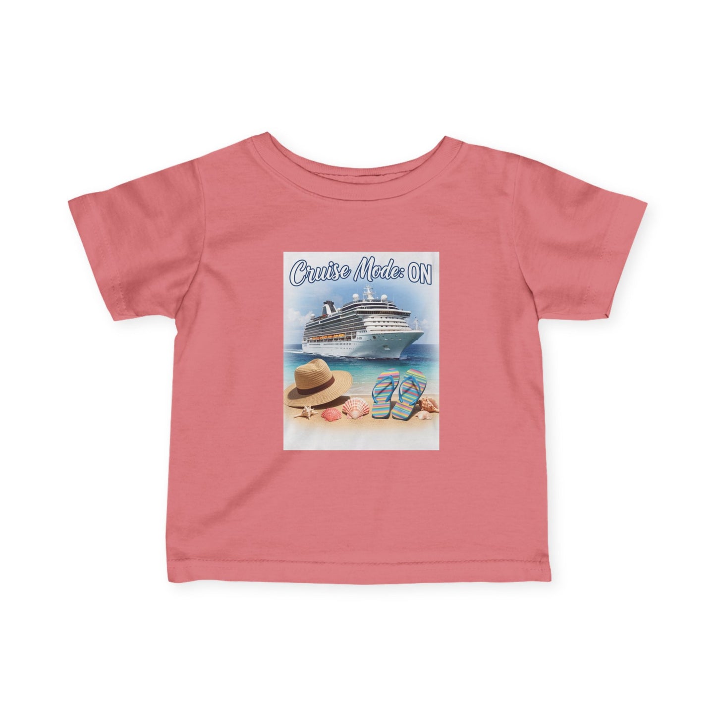 Infant Tee - 'Cruise Mode ON' Baby Vacation Shirt