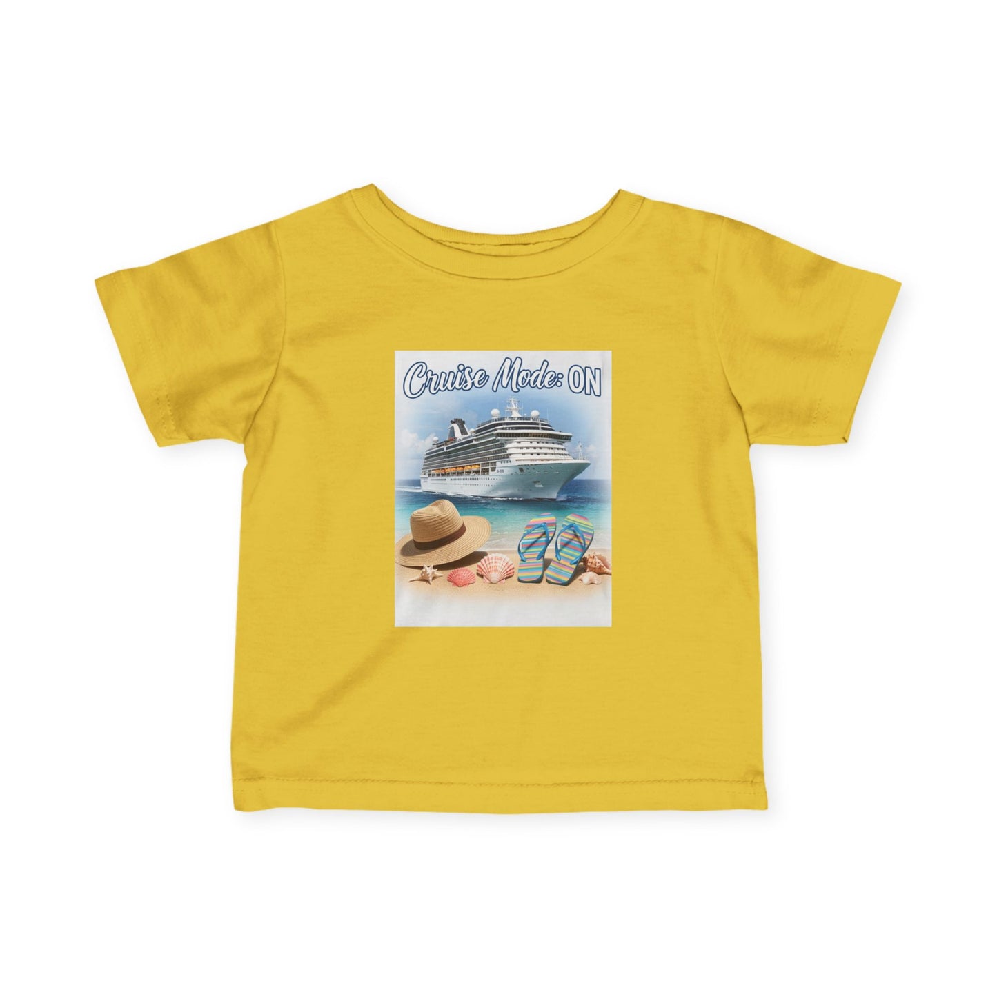 Infant Tee - 'Cruise Mode ON' Baby Vacation Shirt