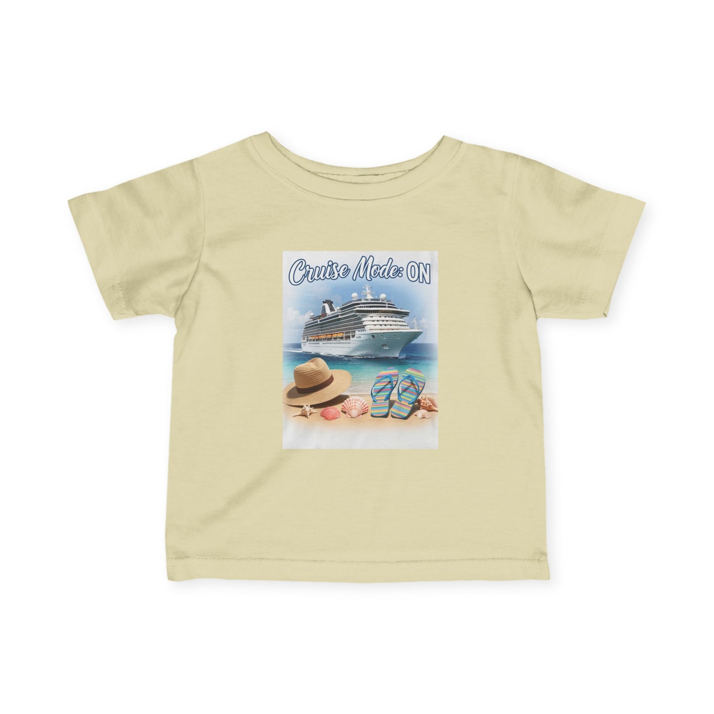 Infant Tee - 'Cruise Mode ON' Baby Vacation Shirt