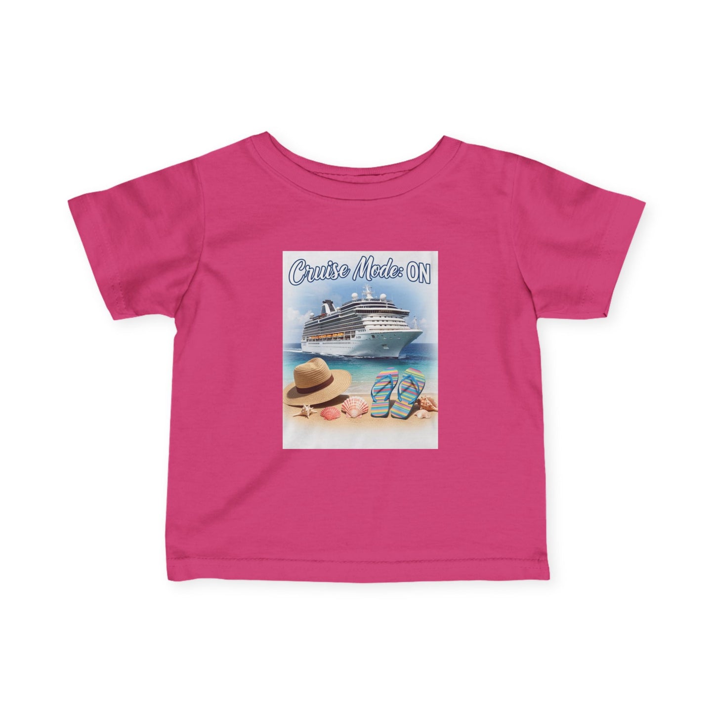 Infant Tee - 'Cruise Mode ON' Baby Vacation Shirt