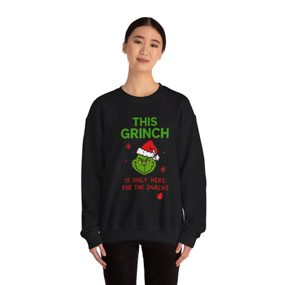 Grinch Holiday Crewneck Sweatshirt - Perfect for Christmas Celebrations