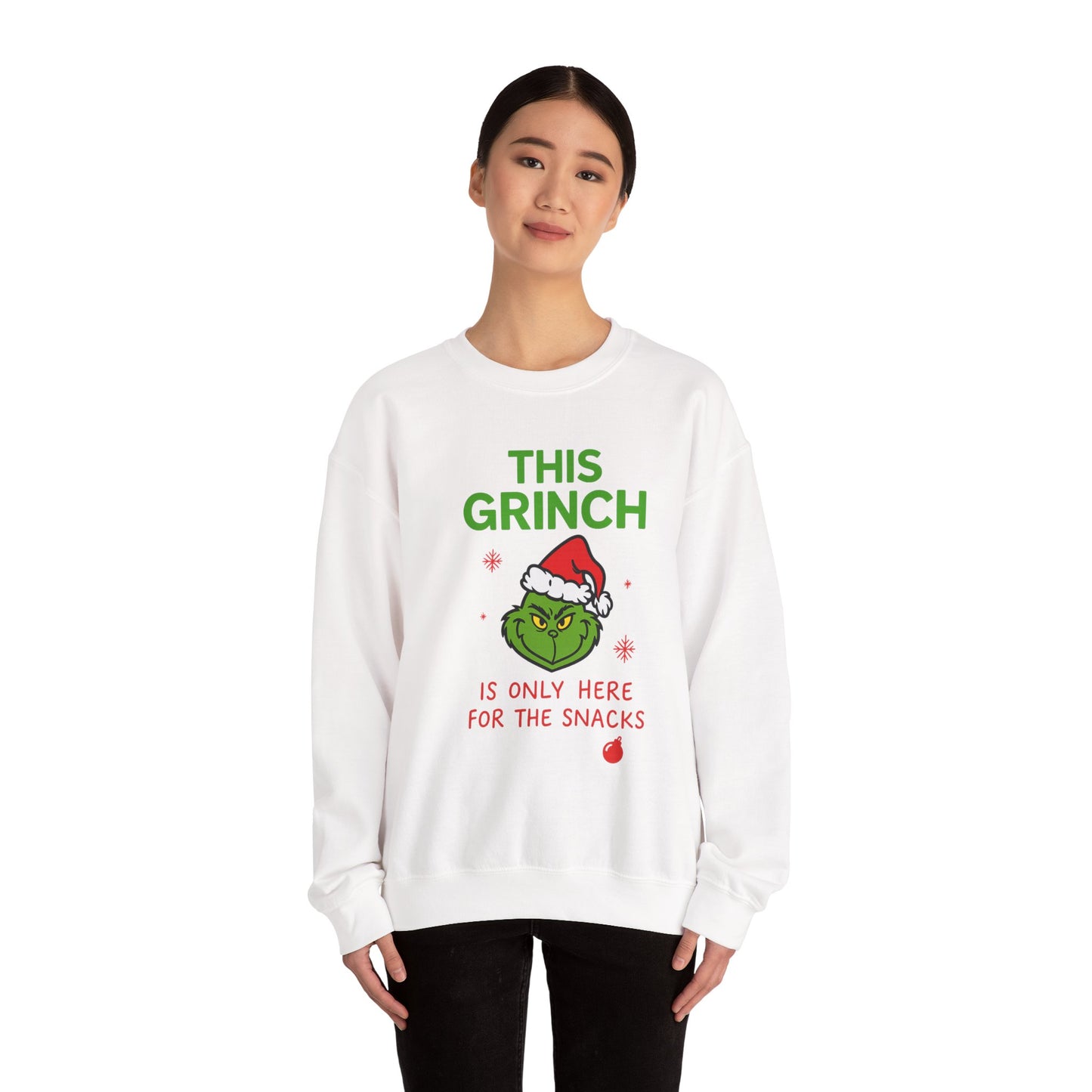 Grinch Holiday Crewneck Sweatshirt - Perfect for Christmas Celebrations