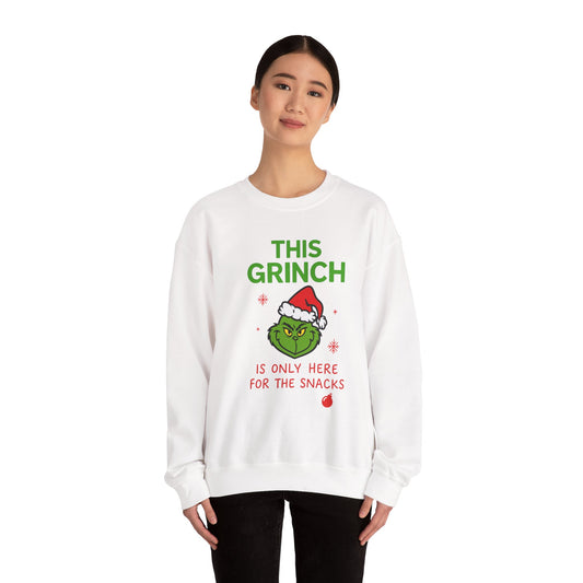 Grinch Holiday Crewneck Sweatshirt - Perfect for Christmas Celebrations