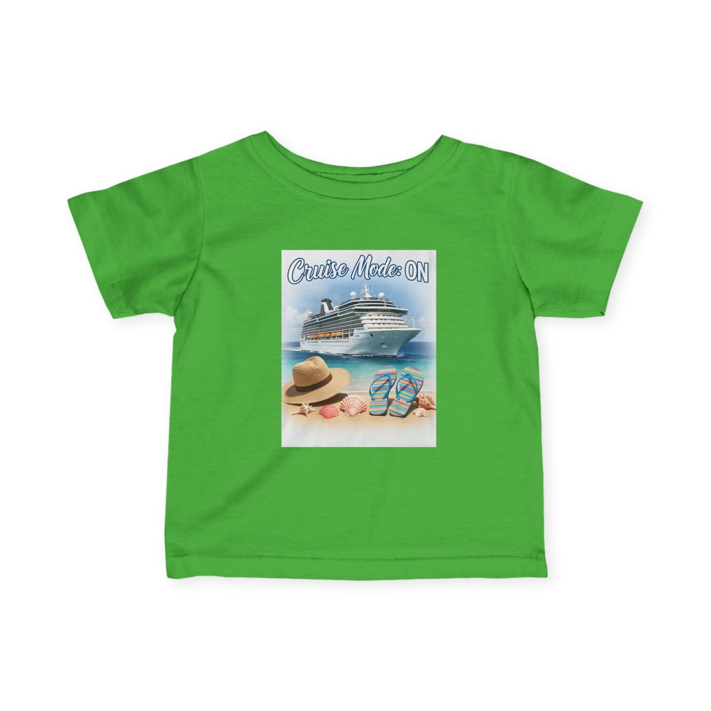 Infant Tee - 'Cruise Mode ON' Baby Vacation Shirt