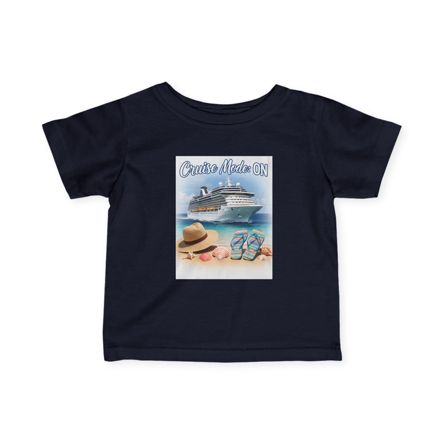 Infant Tee - 'Cruise Mode ON' Baby Vacation Shirt
