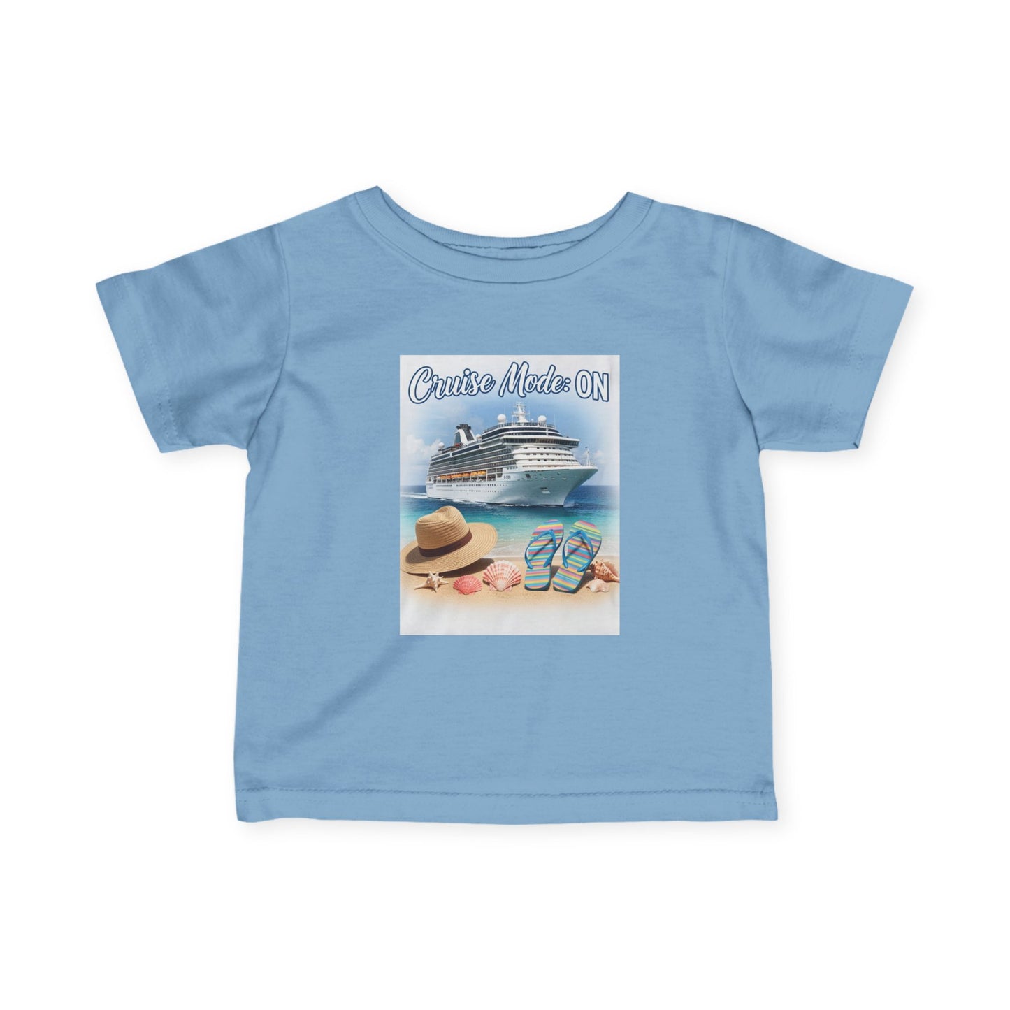 Infant Tee - 'Cruise Mode ON' Baby Vacation Shirt