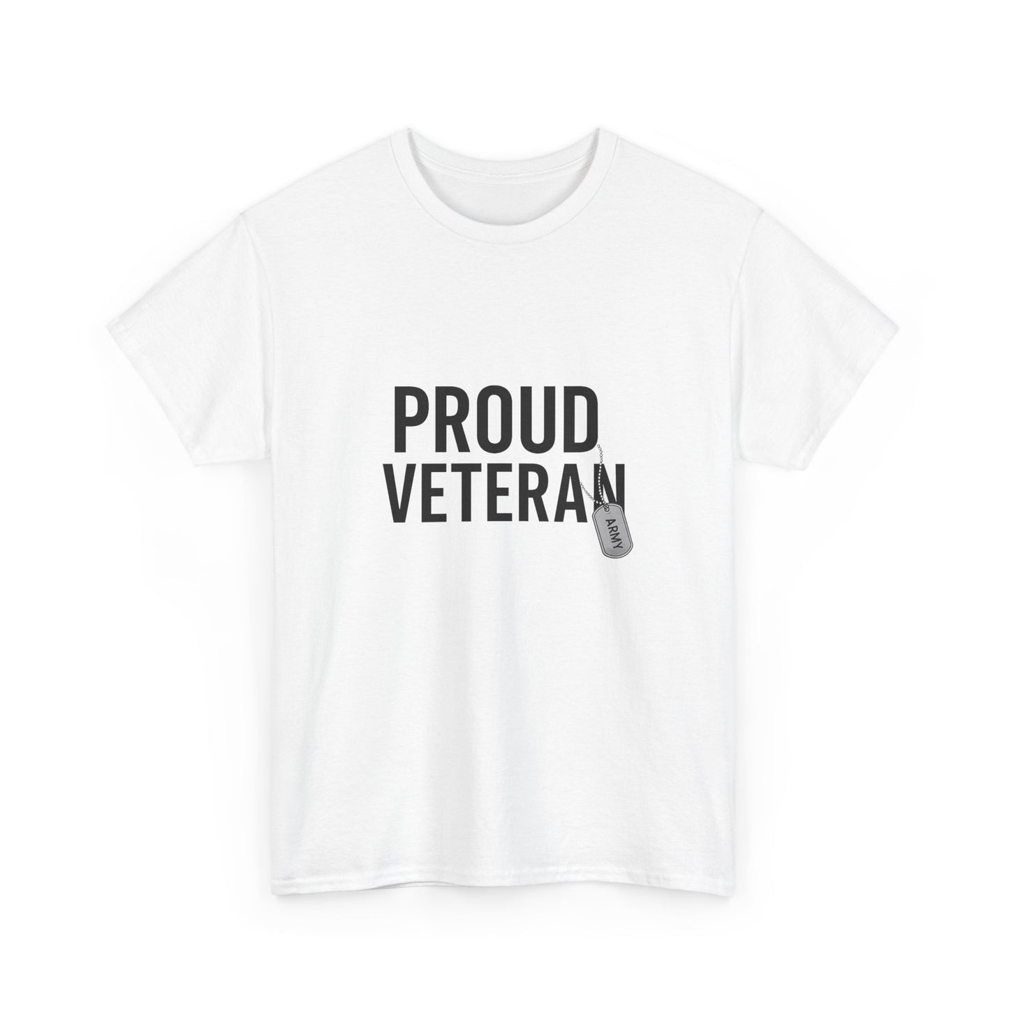 Proud Army Veteran Unisex Heavy Cotton Tee