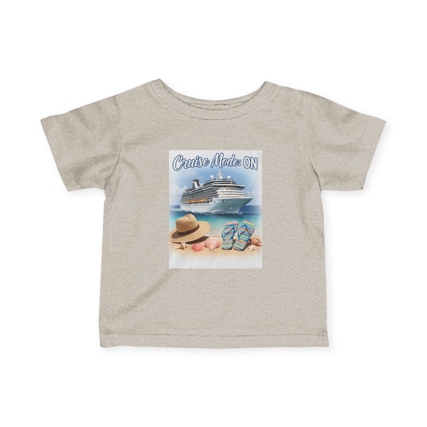 Infant Tee - 'Cruise Mode ON' Baby Vacation Shirt