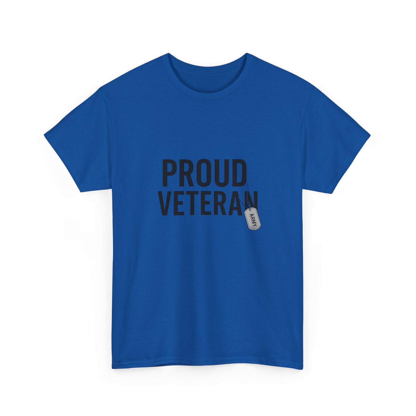 Proud Army Veteran Unisex Heavy Cotton Tee