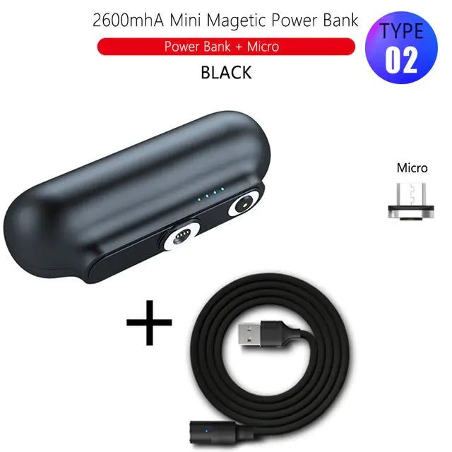 3000mAh Magnetic Wireless Power Bank